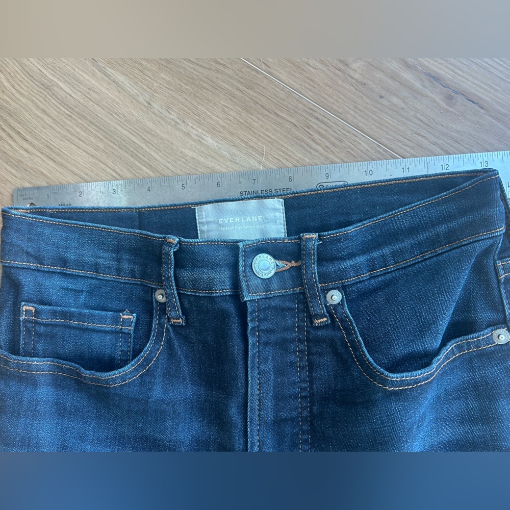 Everlane Women's High Rise Dark Indigo Jeans